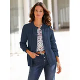 Inspirationen Strickjacke in Dunkelblau-Meliert 36