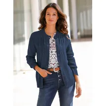 Inspirationen Strickjacke in Dunkelblau-Meliert 36