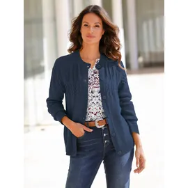 Inspirationen Strickjacke in Dunkelblau-Meliert 36