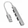 inca IUSB-4TUX USB 2.0 Type-A 5000 Mbit/s Silber, Weiß