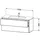 Duravit Waschtischunterschrank 2 Auszüge 122 x 55 x 48,1 cm Grau