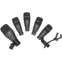 Samson DK705 / 5-teiliges Drum Mikrofon Kit, Schwarz