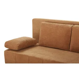 Nils Olsen Schlafcouch Mikrofaser 2-Sitzer Braun