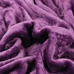 Bestlivings Kuscheldecke Wohndecke "Celina" - hochwertige Flauschige Decke, 130 x 170 cm - Violett