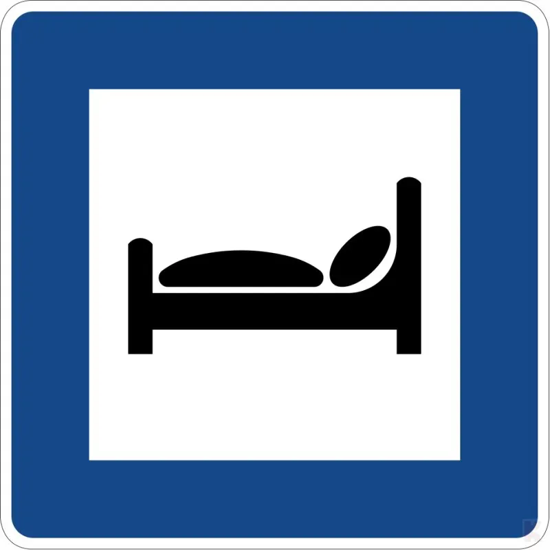 Klemos 2x2 – Verkehrszeichen Hotel 365-55