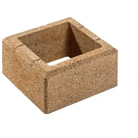 Diephaus Mauer Canta Pfeilerstein Quarzit 37,5 x 37,5 x 20 cm
