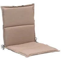 GO-DE WOLRAT Gartenstuhlauflage Polsterauflage für Niederlehner Creme, 46 x