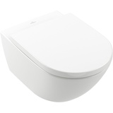 Villeroy & Boch Subway 3.0 Tiefspül-WC spülrandlos, TwistFlush, mit WC-Sitz 8M42S1, Combi-Pack 4670TSR1