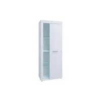 Höffner Vitrine Usilo , weiß , Maße (cm): B: