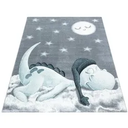 Kinderteppich Bambi Blau ca. 80x150cm