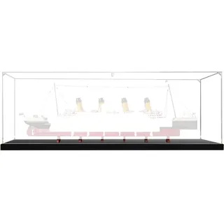 Acryl-Vitrine für Lego 10294 Titanic-Modell, 3 mm staubdichte Schaukasten, Vitrine kompatibel mit Lego 10294 (Modell nicht im Lieferumfang enthalten) (Transparent 3 mm)