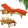 CASARIA Sonnenliege 195 x 55 x 0 cm Orange