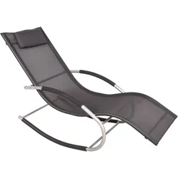Gartenliege »NAXOS, TOPSELLER!«, (Gartenliege, Schaukelliege), Belastbarkeit bis 120 kg, robust, stabil, grau, , 38500844-0