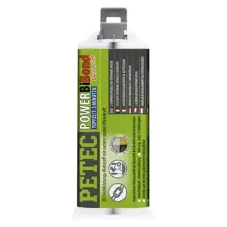 Petec POWER BiBond 2 Komponeneten Kleber extrem starker 2K Universal-Klebstoff 98550