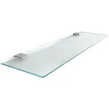 Tulup Glasregal Transparent, Glas 60x0.6x13 cm Wohnzimmer, Regale, Wandregale