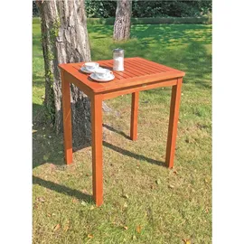 deluke Gartentisch 70 x 50 x 75 cm Braun