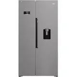 Beko GN163241DXBN Side-by-Side (576 l, 2000 mm hoch, Silber)