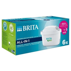 BRITA Wasserfilter Brita Wasserfilter-Kartusche 6er Maxtra Pro ALL-IN-1 - Filterwasser (1