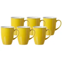 Ritzenhoff & Breker Doppio Kaffeebecher 0,32 l Gelb 6 St.