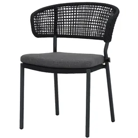 barths Best Spitz Gartenstuhl 59 x 66 x 82 cm anthrazit 5 St.