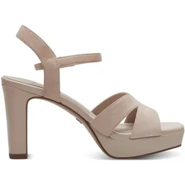 TAMARIS Blockabsatz-Sandalette Damen Beige 40