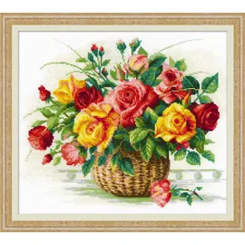 Riolis Korb mit Rosen, Zählmuster