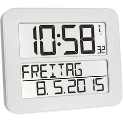 TFA Time Line Max - Uhr - rechteckig - elektronisch - Schreibtisch, geeignet für...
