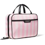 Victoria's Secret Jetsetter Kosmetikkoffer zum Aufhängen, Rosa ikonische Streifen, Einheitsgröße, Kosmetiktaschen