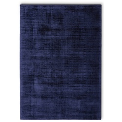 Teppich Milano 140 x 195 cm Viskose Blau