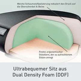 Leitz Ergo Active Kunstleder Schwarz