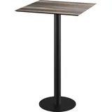 Essentials Klapptisch 70 x 70 x 109,2 cm Schwarz