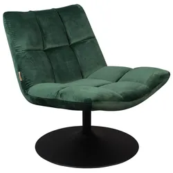 Lounge Sessel BAR VELVET GREEN von DutchBone - Grün