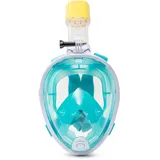 K2O Schnorchelmaske, Panoramasicht, Blau, Unisex, MS1014, grün, L/XL