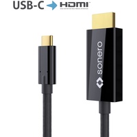 Sonero USB-C auf HDMI Kabel, 4K@60Hz mit 18Gbps, USB