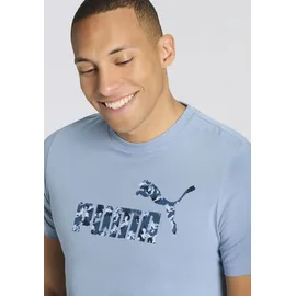 Puma ESS CAMO TEE blau XL