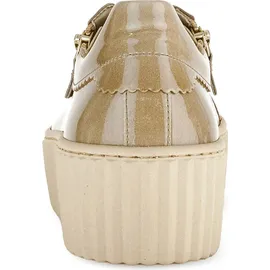 Gabor Plateau Schnürschuhe in gold - Gr.: 38