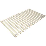 BDW Holztech Rollrost 350 kg - Hochwertiger extra starker Lattenrost aus heimischen Wäldern - Rolllattenrost unbehandelt für Ihren gesunden Schlaf (160x200)