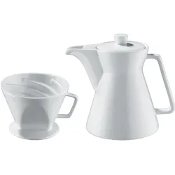 CILIO Porzellan Kaffeefilter & Kaffeekanne VIENNA im Set
