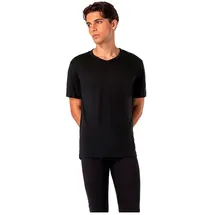 super.natural Sierra140 V Neck schwarz S