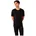 V Neck schwarz S