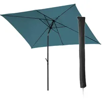 Svita Sonnenschirm Set 3x2m Balkonschirm rechteckig mit Sonnenschutz Matt