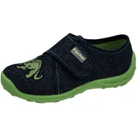 Fischer Markenschuh Fischer Jungen Boogy Hausschuh, Blaugrün, 31 EU