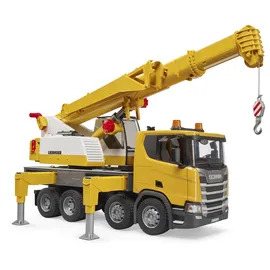 Bruder Scania Super 560R Liebherr Kran-LKW mit Light - Sound Modul