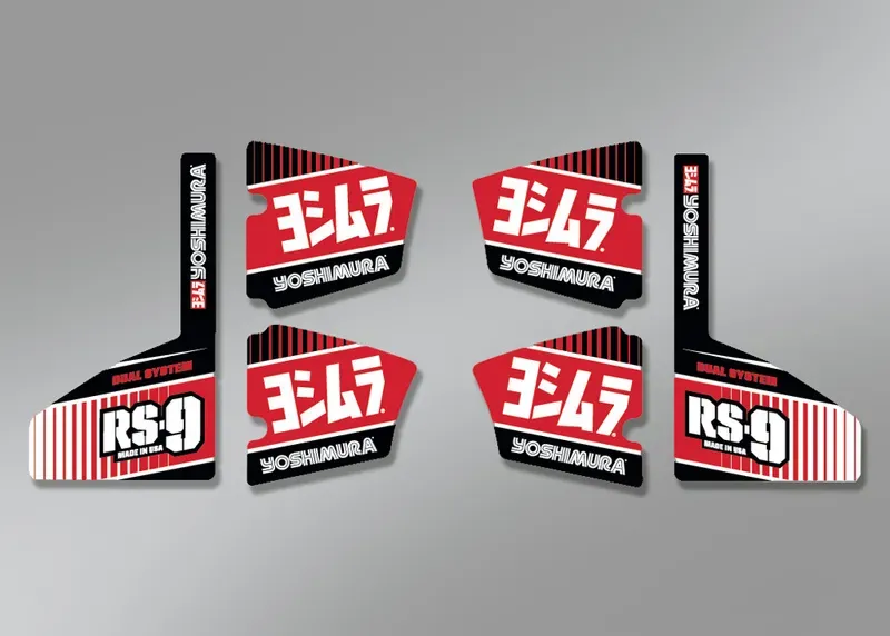 YOSHIMURA KIT AUFKLEBER YOSH RS9 DUAL