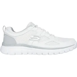 SKECHERS Burns - Agoura Herren Weite M Weiß/Grau 41