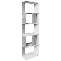 Vicco Raumteiler 45 x 24 x 163 cm Grau/Weiß