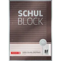 Brunnen Collegeblock 4-fach-Lochung Lineatur 8f rautiert DIN A4 Außenrand, 1 St.