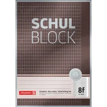 Brunnen Collegeblock 4-fach-Lochung Lineatur 8f rautiert DIN A4 Außenrand, 1 St.