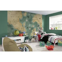 KOMAR Fototapete Old Travel Map 350 cm