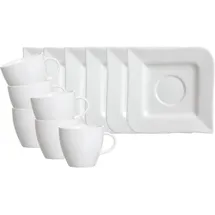 Ritzenhoff & Breker Espressotasse mit Untertasse 0,08 l Weiß 6 St.